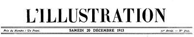 L'Illustration, No. 3695, 20 Décembre 1913 L'Illustration, No. 3695, 20 Décembre 1913
