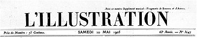 L'Illustration, No. 3247, 20 Mai 1905 L'Illustration, No. 3247, 20 Mai 1905