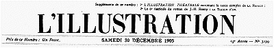 L'Illustration, No. 3279, 30 Décembre 1905 L'Illustration, No. 3279, 30 Décembre 1905