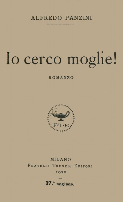 Io cerco moglie! Romanzo Io cerco moglie! Romanzo