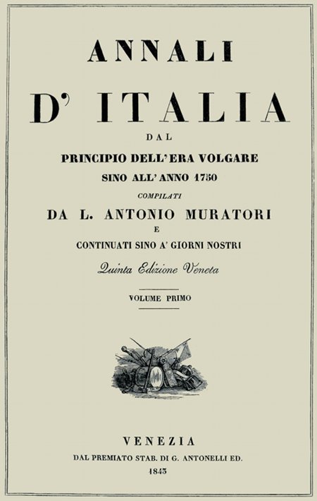 Annali d'Italia, vol. 1
dal principio dell'era volgare sino all'anno 1750
