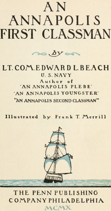 An Annapolis First Classman