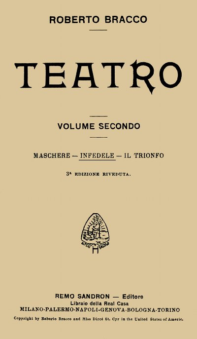Infedele: Commedia in tre atti