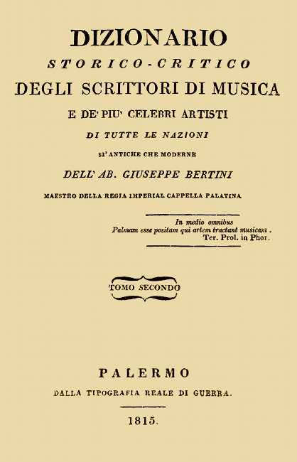 Dizionario storico-critico degli scrittori di musica e de' più celebri artisti, vol. 2
Di tutte le nazioni sì antiche che moderne