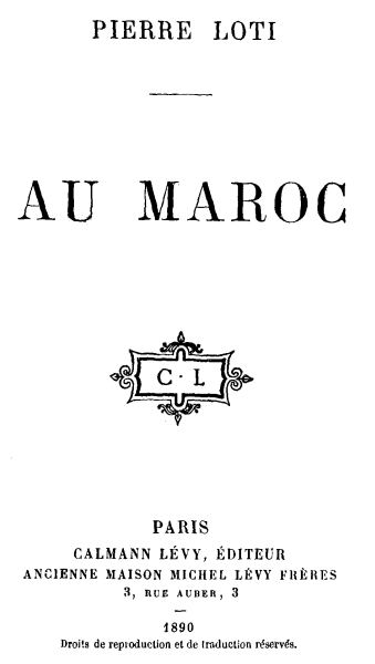 Au Maroc Au Maroc