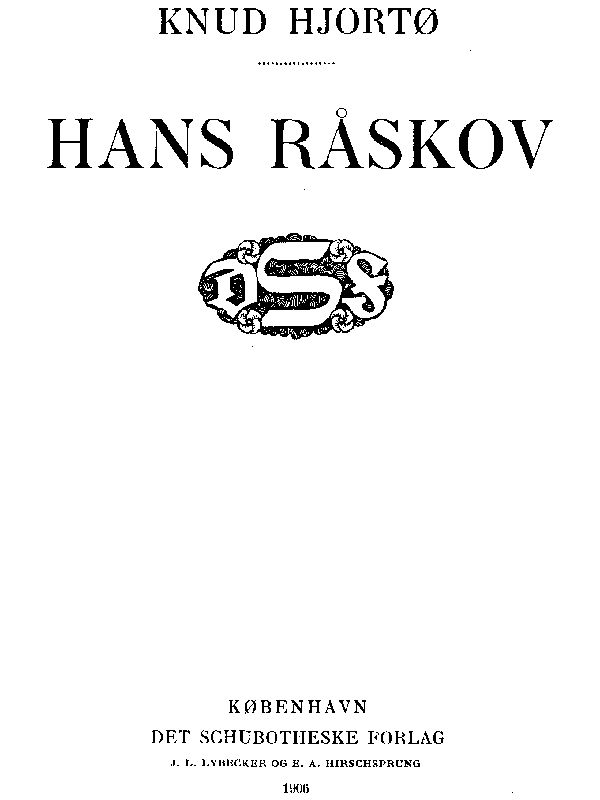 Hans Råskov Hans Råskov