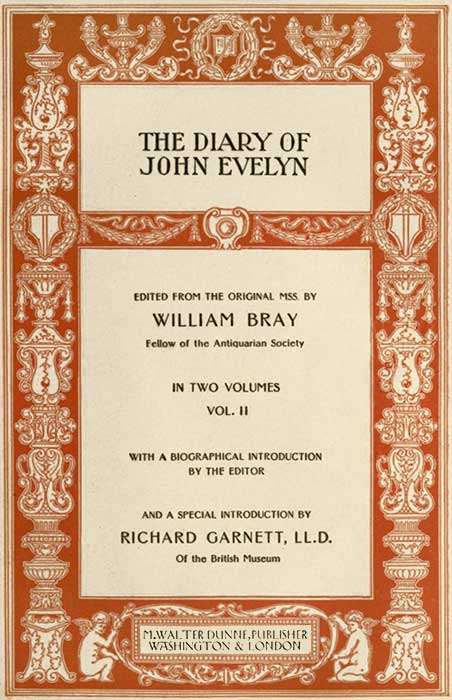 The Diary of John Evelyn (Volume 2 of 2)