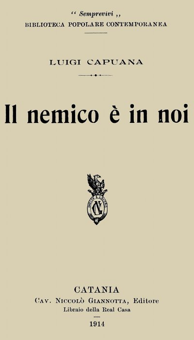 Il nemico è in noi