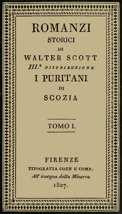 I Puritani di Scozia, vol. 1 I Puritani di Scozia, vol. 1