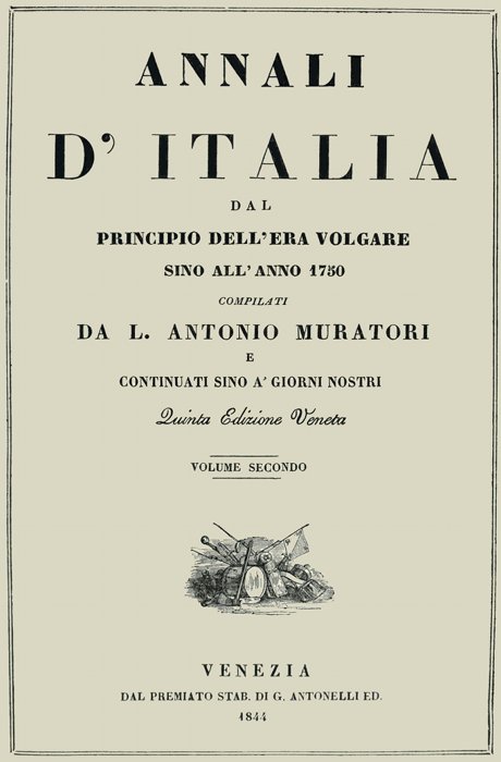 Annali d'Italia, vol. 2 dal principio dell'era volgare sino all'anno 1750 Annali d'Italia, vol. 2 dal principio dell'era volgare sino all'anno 1750