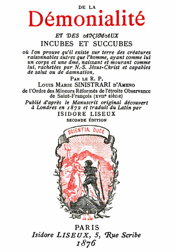 De la démonialité des animaux incubes et succubes De la démonialité des animaux incubes et succubes