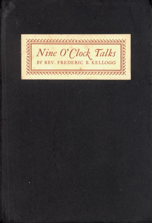 Nine O'Clock Talks Nine O'Clock Talks