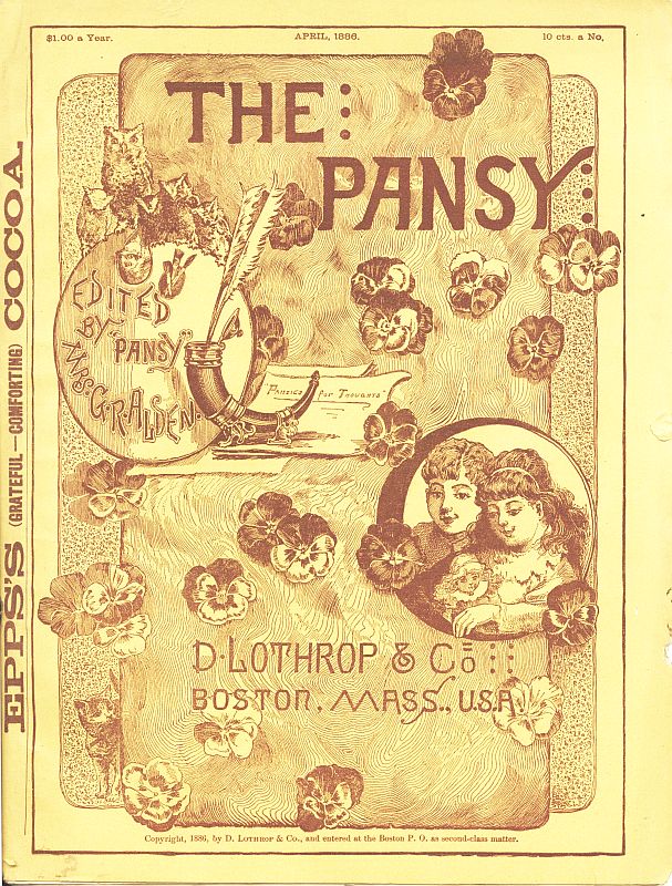 The Pansy Magazine, April 1886 The Pansy Magazine, April 1886