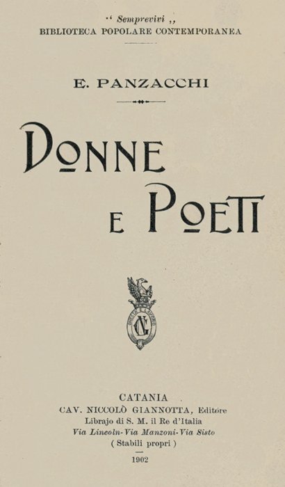 Donne e poeti