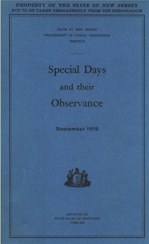 Special Days and Their Observance
September 1919