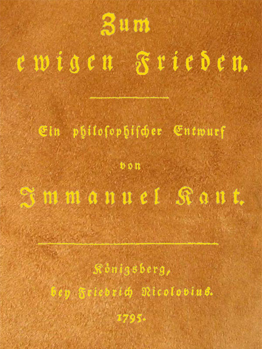 Zum ewigen Frieden: Ein philosophischer Entwurf