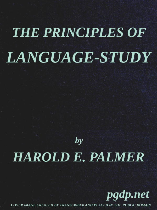 The Principles of Language-Study