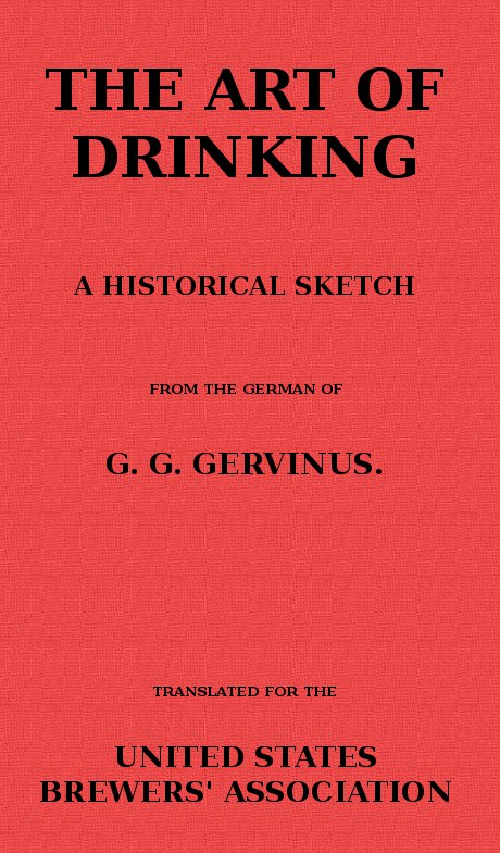 The Art of Drinking: A Historical Sketch
