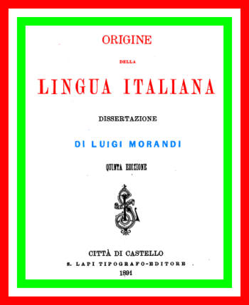 Origine della lingua italiana: dissertazione Origine della lingua italiana: dissertazione