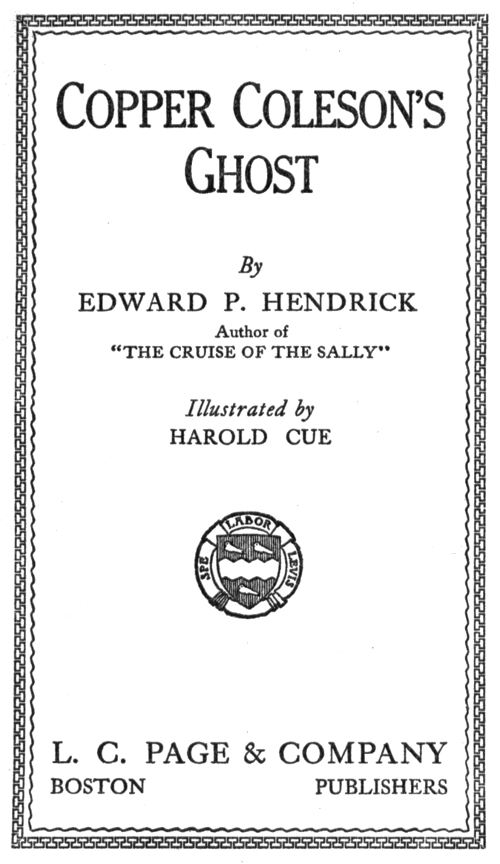Copper Coleson's Ghost Copper Coleson's Ghost