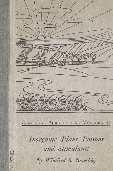 Inorganic Plant Poisons and Stimulants