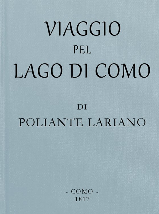Viaggio pel lago di Como