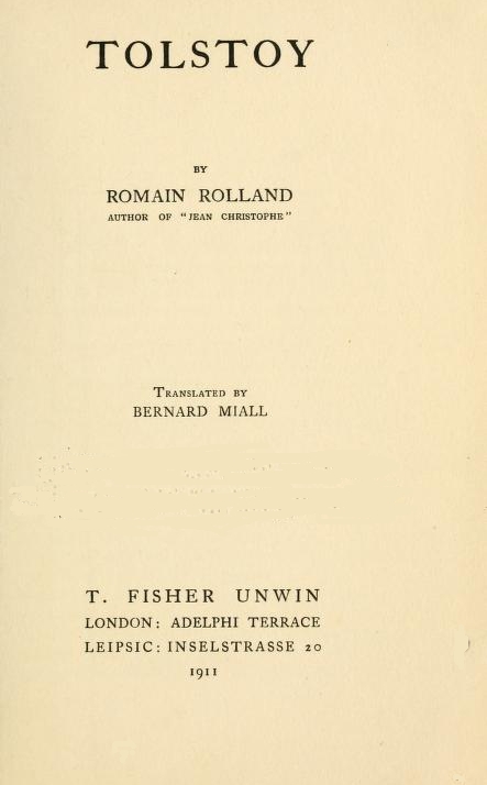 Tolstoy Tolstoy