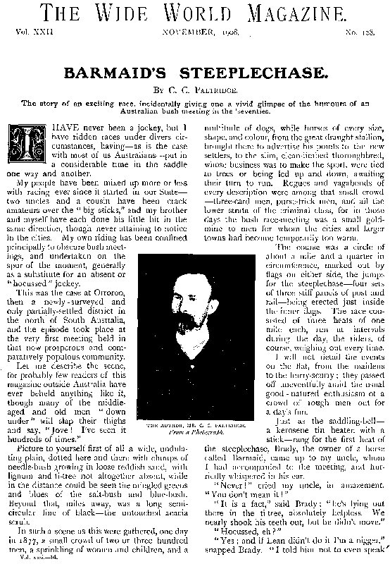The Wide World Magazine, Vol. 22, No. 128, November, 1908 The Wide World Magazine, Vol. 22, No. 128, November, 1908