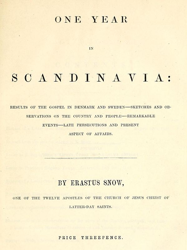 One Year in Scandinavia
Results of the gospel in Denmark and Sweden; sketches and observations on the country and people; remarkable events; late persecutions and present aspect of affairs