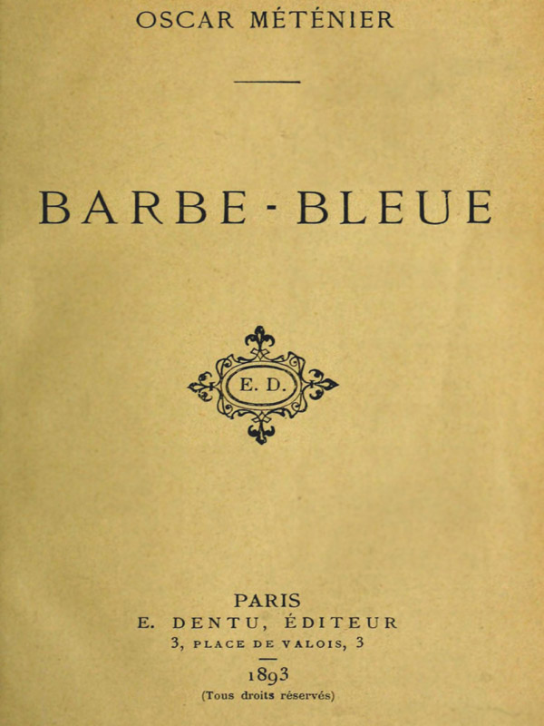 Barbe-bleue Barbe-bleue