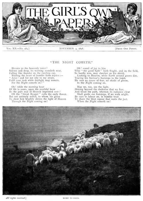 The Girl's Own Paper, Vol. XX, No. 984, November 5, 1898 The Girl's Own Paper, Vol. XX, No. 984, November 5, 1898