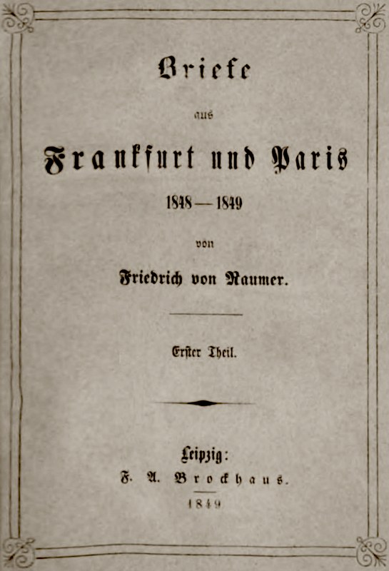 Briefe aus Frankfurt und Paris 1848-1849 (1/2)