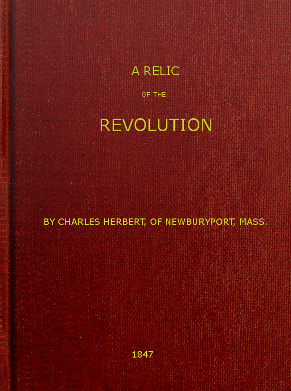 A Relic of the Revolution A Relic of the Revolution
