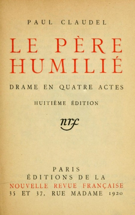 Le père humilié: Drame en quatre actes Le père humilié: Drame en quatre actes