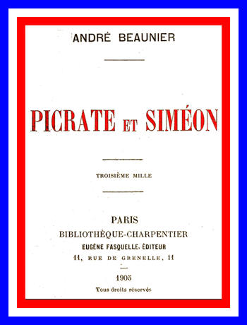 Picrate et Siméon
