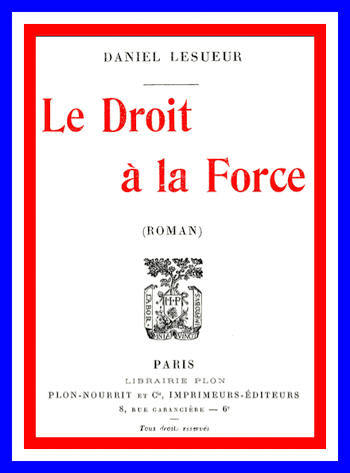 Le droit à la force