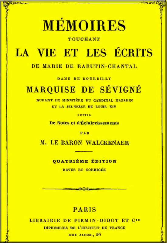 Mémoires touchant la vie et les écrits de Marie de Rabutin-Chantal, (3/6)