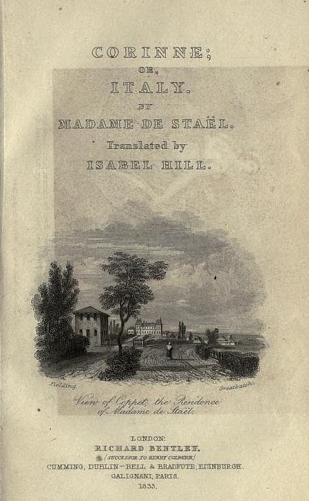 Corinne; or, Italy
