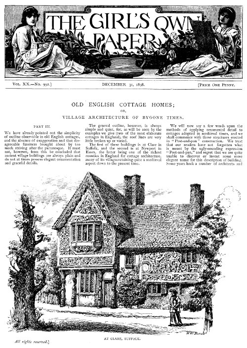 The Girl's Own Paper, Vol. XX, No. 992, December 31, 1898 The Girl's Own Paper, Vol. XX, No. 992, December 31, 1898