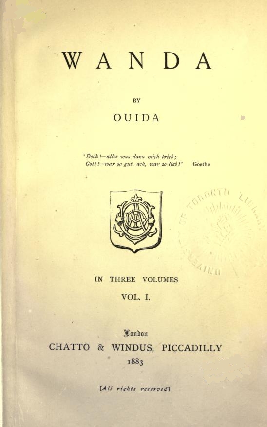 Wanda, Vol. 1 (of 3) Wanda, Vol. 1 (of 3)