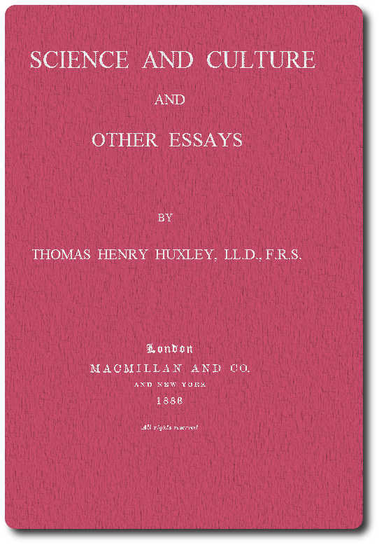 Science and Culture, and Other Essays Science and Culture, and Other Essays