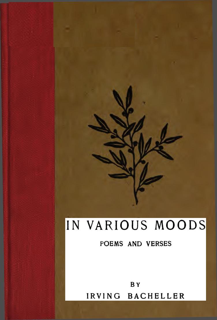 In Various Moods: Poems and Verses In Various Moods: Poems and Verses