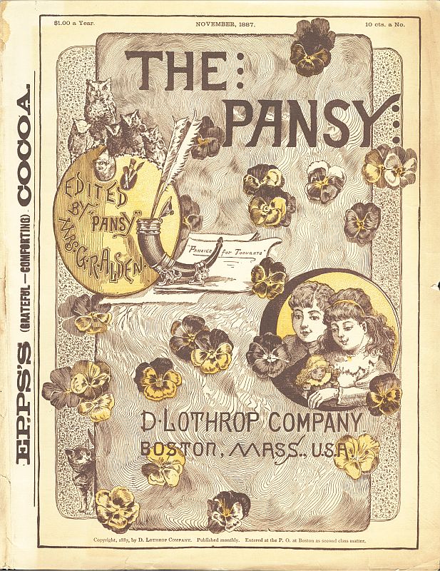 The Pansy Magazine, November 1887 The Pansy Magazine, November 1887