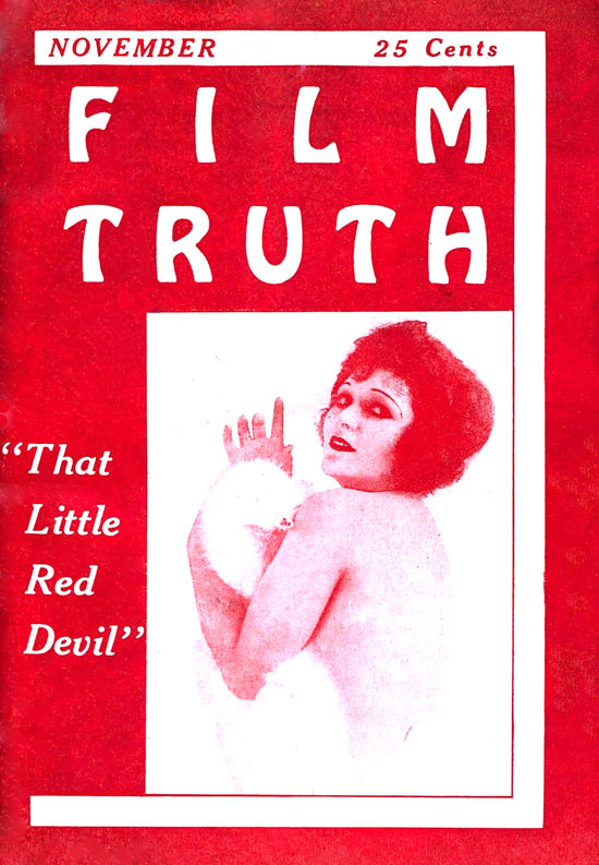 Film Truth; November, 1920 Film Truth; November, 1920