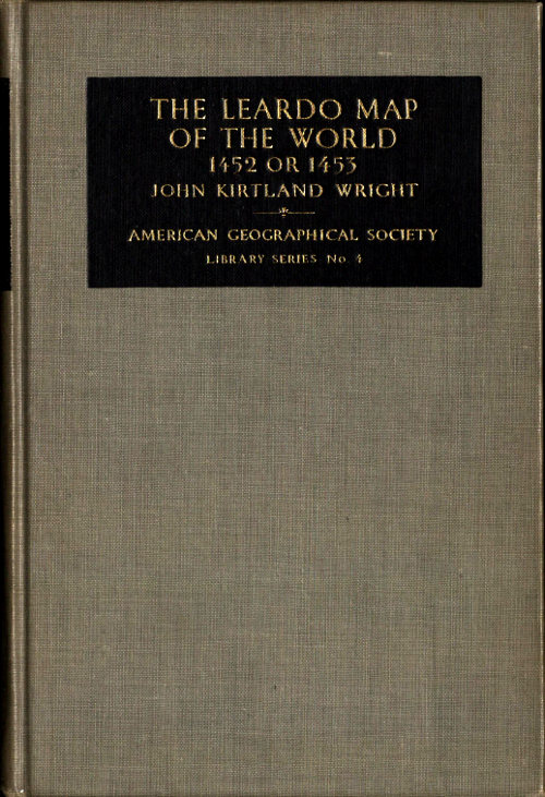 The Leardo Map of the World, 1452 or 1453
In the Collections of the American Geographical Society