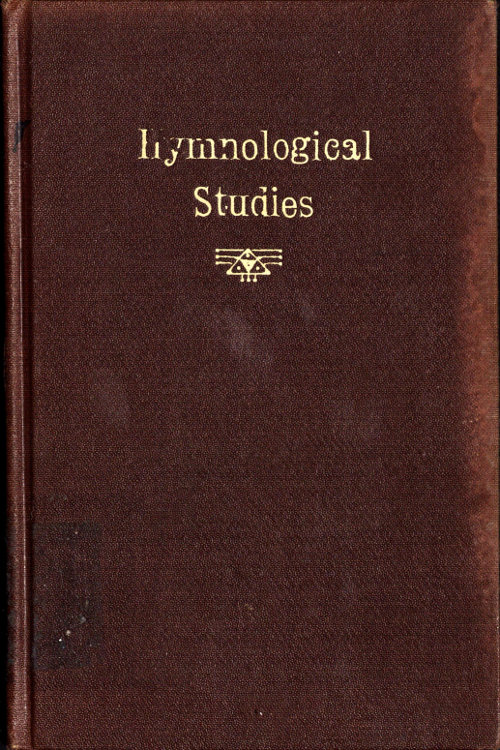 Hymnological Studies Hymnological Studies
