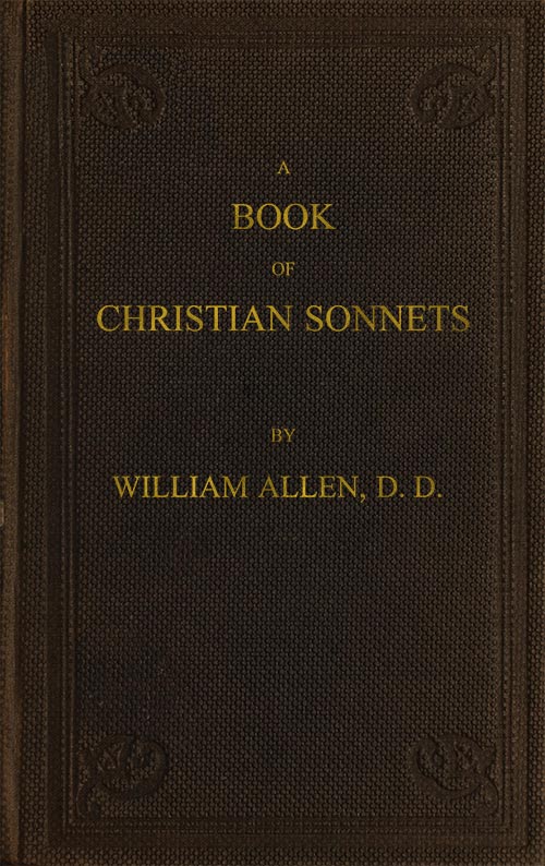 A Book of Christian Sonnets A Book of Christian Sonnets