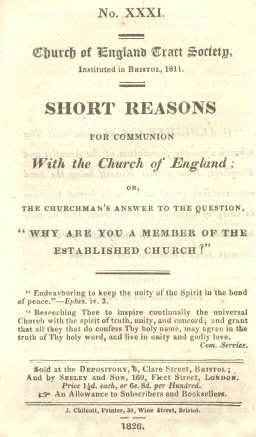Short Reasons for Communion with the Church of England Or, The Churchman's answer to the question, "Why are you a Member of the Established Church?" Short Reasons for Communion with the Church of England Or, The Churchman's answer to the question, "Why are you a Member of the Established Church?"