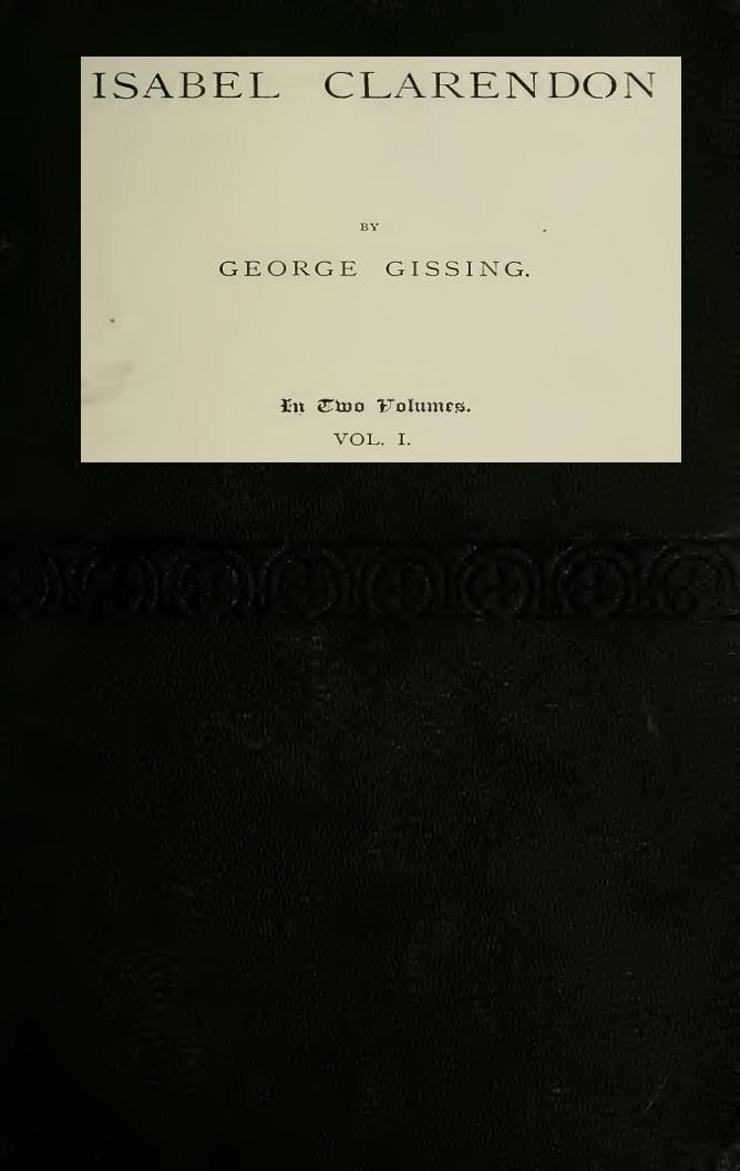 Isabel Clarendon, Vol. 1 (of 2)