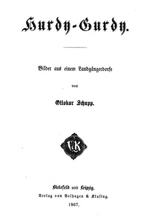 Hurdy-Gurdy: Bilder aus einem Landgängerdorfe